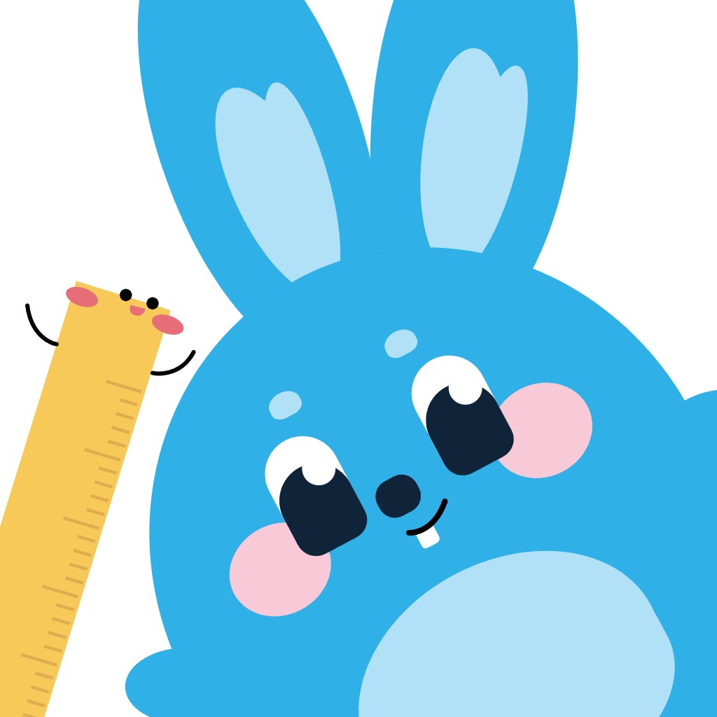 Hoppy with ruler