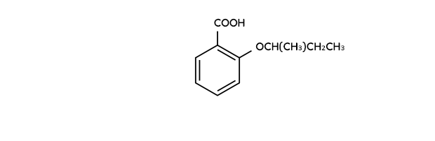 Aspirin derivative with chiral side chain