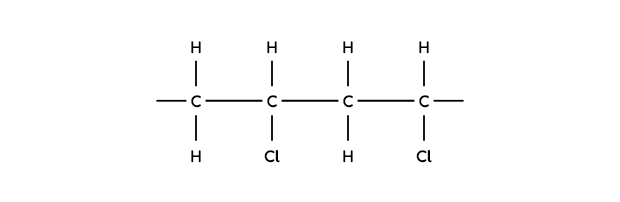 Expanded poly(chloroethene) chain