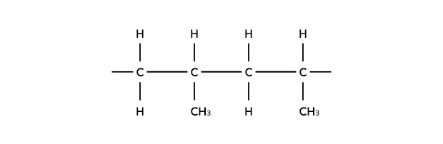 Expanded poly(propene) chain